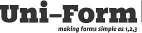 uni form logo - Como criar formulários web profissionais.