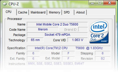 imagem cpu z 144 - CPU-Z 1.44