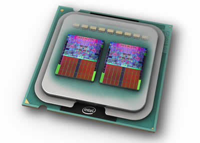 imagem intel quad core1 - Sandy Bridge de 4 núcleos terão um TDP de 65 a 95W