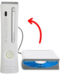 xbox 360 blu ray integrated1 - A Xbox 360 com Blu-ray poderia chegar em setembro