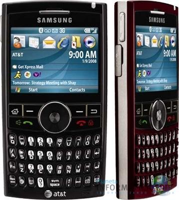 1214500695373 58 - O Smartphone SGH-i617 BlackJack II da Samsung traz 3G GPS e Windows Mobile 6.1