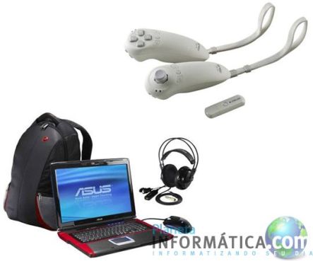 asus equipamento gamer - ASUS lan&ccedil;a o G71 um notebook Quad Core para gamers
