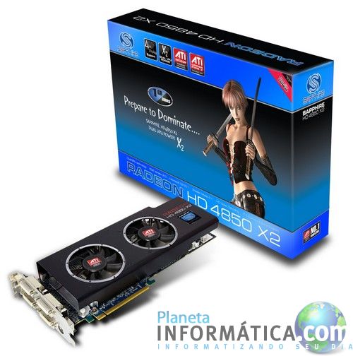 Sapphire apresenta oficialmente a sua Radeon HD 4850 X2 sapphire 4850 x2 - Sapphire apresenta oficialmente a sua Radeon HD 4850 X2