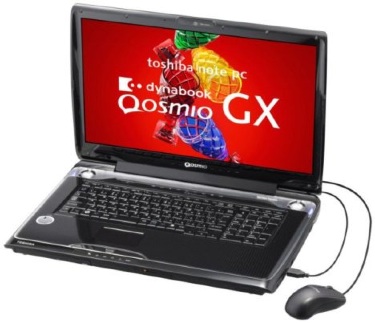 qosmio gx - Portátil para jogadores da Toshiba