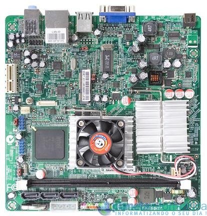 Placa AOpen com Atom duplo núcleo aopen - Placa AOpen com Atom duplo núcleo