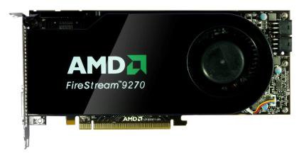 AMD FireStream 9270, com RV770 e 2 GB GDDR5. firestream 9270 - AMD FireStream 9270, com RV770 e 2 GB GDDR5.