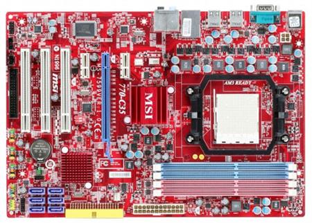 14b - MSI apresenta sua placa 770-C35 para processadores AM3.