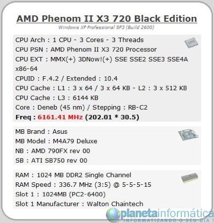 imagen 2 - Overclock: AMD Phenom II X3 720 + LN2 = 6,16 GHz