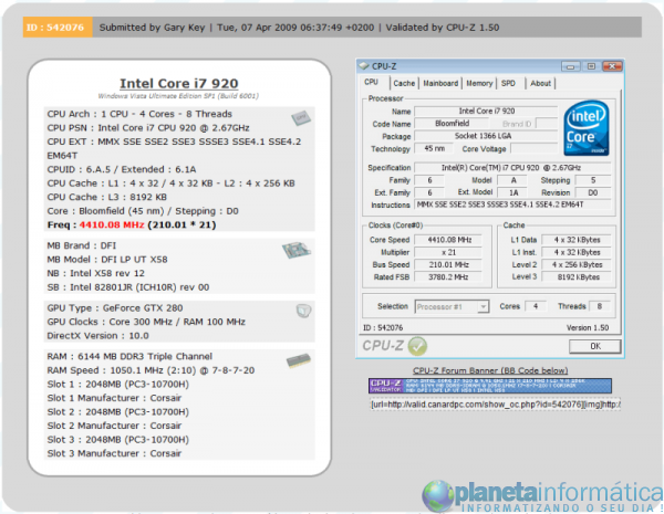 cpucorei7.thumbnail - Core i7 920 D0 : 4.3GHz com 1.35V