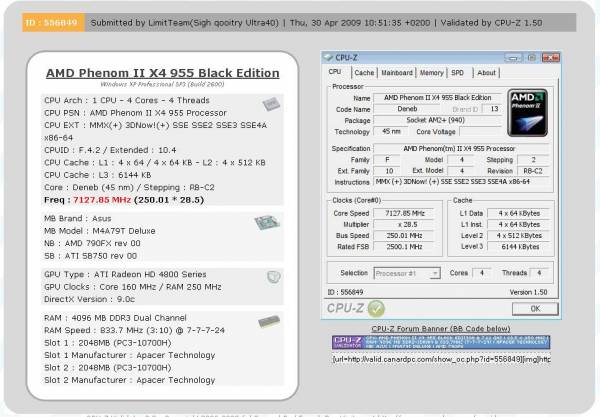 955955.thumbnail - AMD Phenom II X4 955 @ 7.2ghz