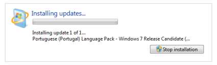 windows update pt - Windows 7 RC - Language Packs no Windows Update