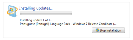 Windows 7 RC - Language Packs no Windows Update windows update pt - Windows 7 RC - Language Packs no Windows Update