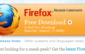 firefox3.5 Firefox 3.5 Final será disponibilizado nesta semana
