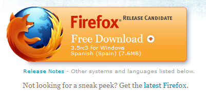 firefox3.5 - Firefox 3.5 Final será disponibilizado nesta semana