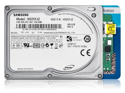 18250gb - Samsung acaba de fabricar o primeiro HD 1,8" de 250 GB