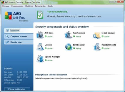 imagem avg8 small - AVG Anti-Virus Free 8.5.392a1598