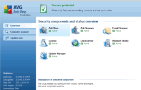 AVG AntiVirus Free Edition v8.5.406a1616