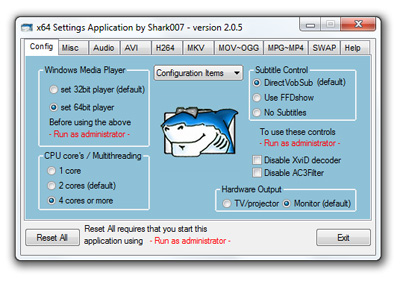 35988 x64 - Win7codecs v1.2.6 e x64 Components v2.0.5