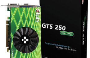 Club3D_GTS_250_Green_Edition_01 Nova linha eficiente NVIDIA GeForce de Clube 3D.