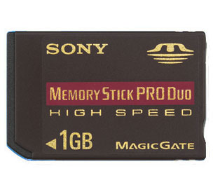 Sony Memory Stick Pro Duo 1 - Sony aumenta a capacidade dos cartões Memory Stick