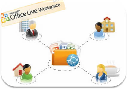 imagem microsoft office live workspace01 small - Microsoft Office Live Workspace (Beta)