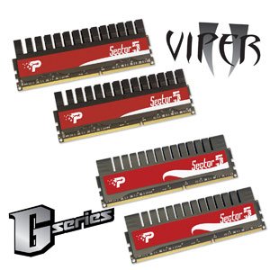 patriot viper g series - Kits de memória Patriot Setor 5 Gaming P55.