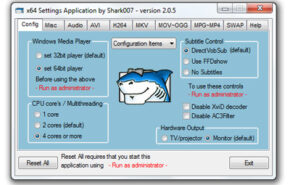 Win7codecs v1.2.6 e x64 Components v2.0.5