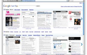 Google-Fast-Flip Google lança o Fast Flip para leitura mais rápida de notícias online