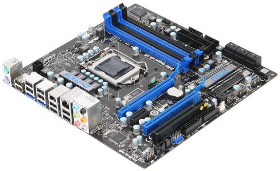 MSI P55M GD45 board 01 - MSI: A P55M-GD45