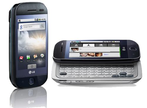 lg gw620 1 - LG Também Apresenta o seu Smartphone com Android