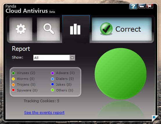 pcloud2 3 - Panda Cloud Antivirus 0.08.83 Beta 3