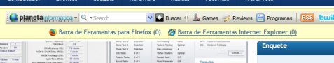 barra planeta informatica - Novidades no Planeta Informática