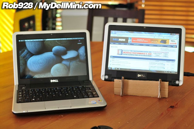 Dell Mini Tablet PC 1 - Um modder converteu uma Dell Mini 9 numa Tablet PC