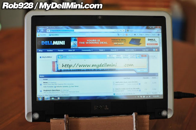 Dell Mini Tablet PC 2 - Um modder converteu uma Dell Mini 9 numa Tablet PC