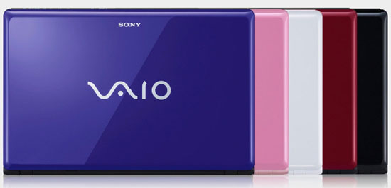 Sony VAIO CW 01 - VAIO CW, os notebooks coloridos da Sony