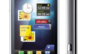 LG Pop, telefone táctil com carregador solar