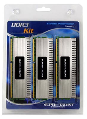 super talent ddr3 chrome - Super Talent apresenta 9 kits de memória DDR3 para Lynnfield