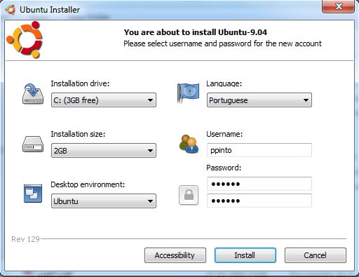 wubi - Instale o Ubuntu no Windows 7