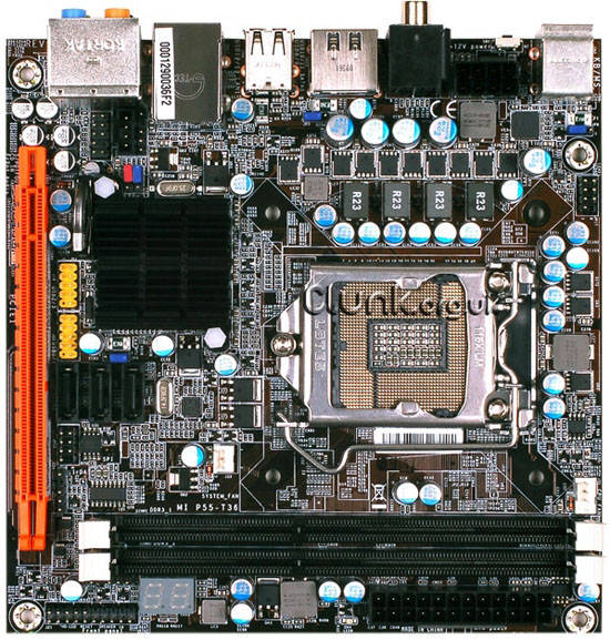 DFI MI P55 T36 board 2 - DFI LanParty MI P55-T36 Mini ITX