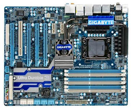 gigabyte ga x58a ud7 - Nova placa X58 da Gigabyte com SATA 3 e USB 3.0