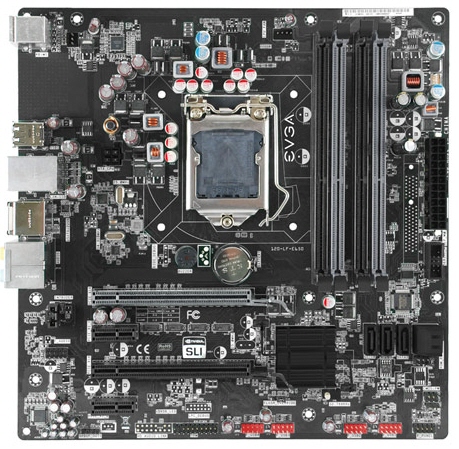 EVGA P55 V board 03 -  EVGA P55 V, placa P55 para orçamentos ajustados