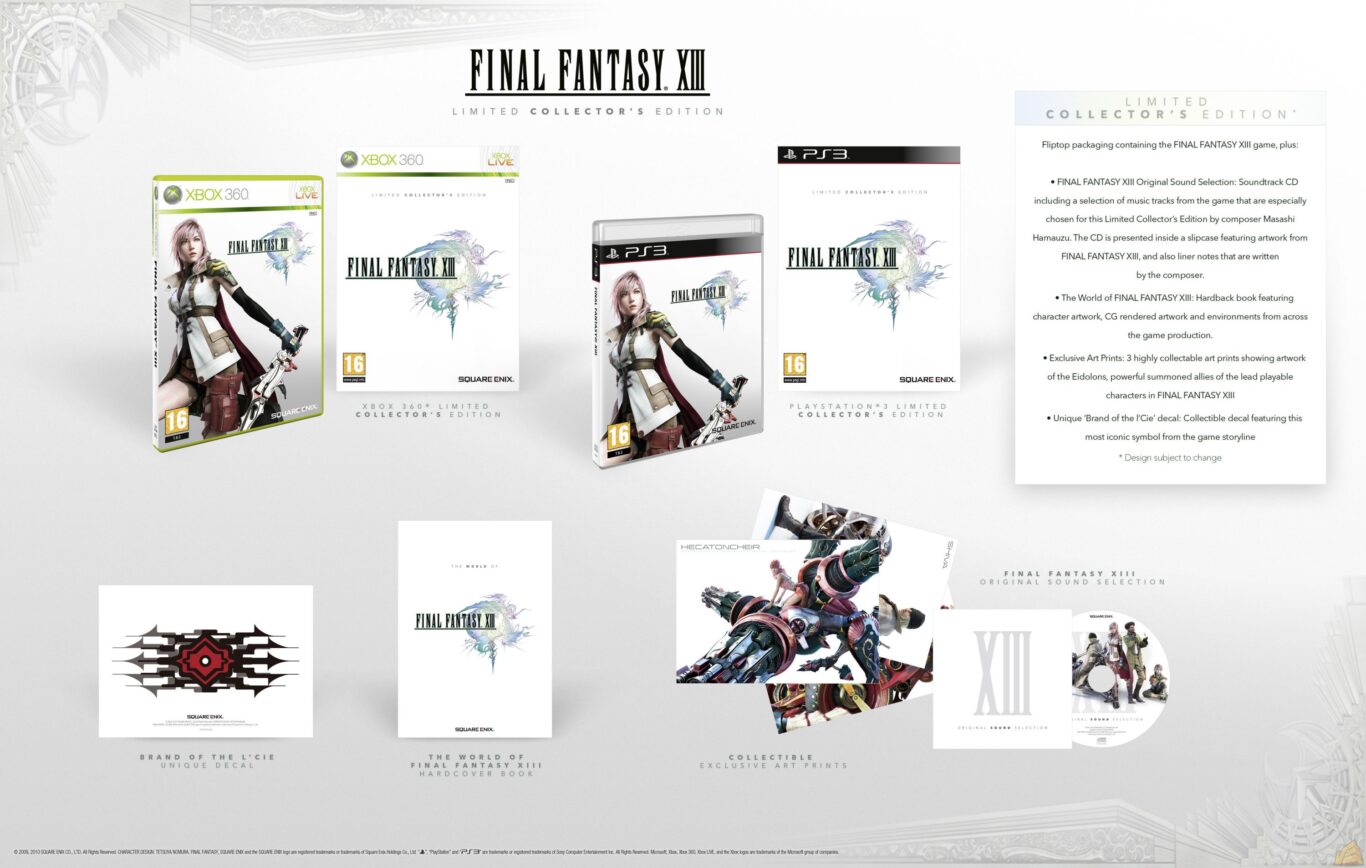 65519 FinalFantasyXIIISpecialEdition 01 1366x868 - Final Fantasy XIII Edição Limitada para Xbox360 yPS3.