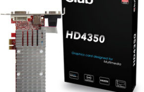 club3d4350pci1 Clube3D apresenta a Radeon HD 4350 PCIe x1.