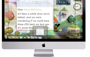 imac-windows7 Apple já dá suporte oficial a Windows 7 em Boot Camp 3.1
