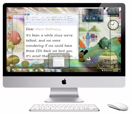 imac windows7 - Apple já dá suporte oficial a Windows 7 em Boot Camp 3.1