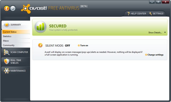 Avast 5 - Disponível Avast Antivirus 5.