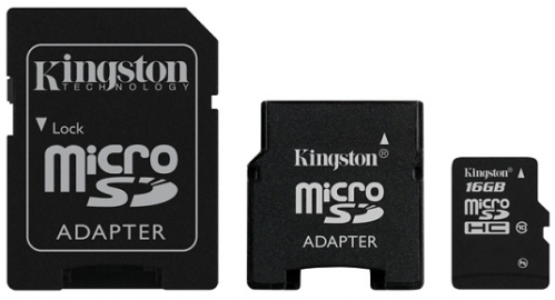 kingston 16gbmicrosdhccl10 1 - Kingston mostra sua nova microSDHC de 16GB classe 10.