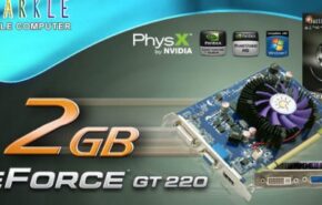 Sparkle mostra GT 220 com 2GB