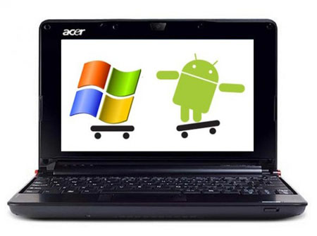 acer android netbook1 e1270093837726 - Acer Aspire One D260, dual-boot