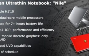 nile Plataforma Nilo da AMD para netbooks